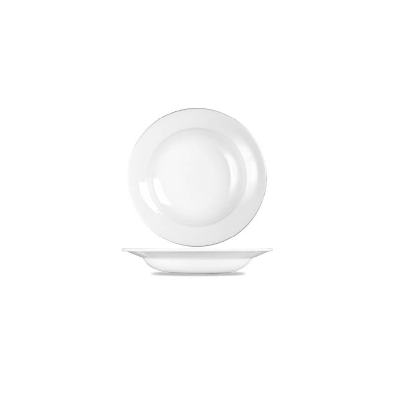 Pasta bowl Profile Churchill in ceramica vetrificata bianca cm 30,8
