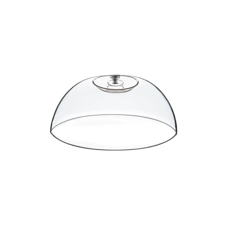 Dôme rond en pvc avec bouton en acier 25 cm