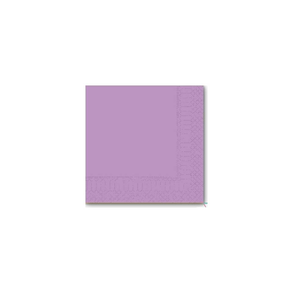 Tovagliolo 2 veli in cellulosa lilla cm 24x24 