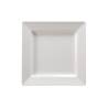 Plateau carré en mélamine blanche 33x33 cm