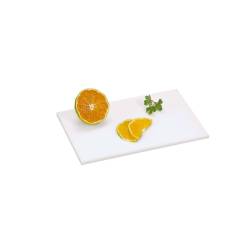 Tabla de corte profesional de polietileno MC 35x25x0,8cm blanca