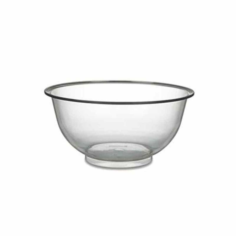 Bol de policarbonato transparente de 13 cm
