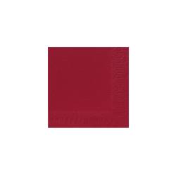 Servilleta de celulosa Duni de dos capas 40 x 40 cm burdeos