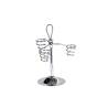 Soporte cónico de acero inoxidable 3 plazas