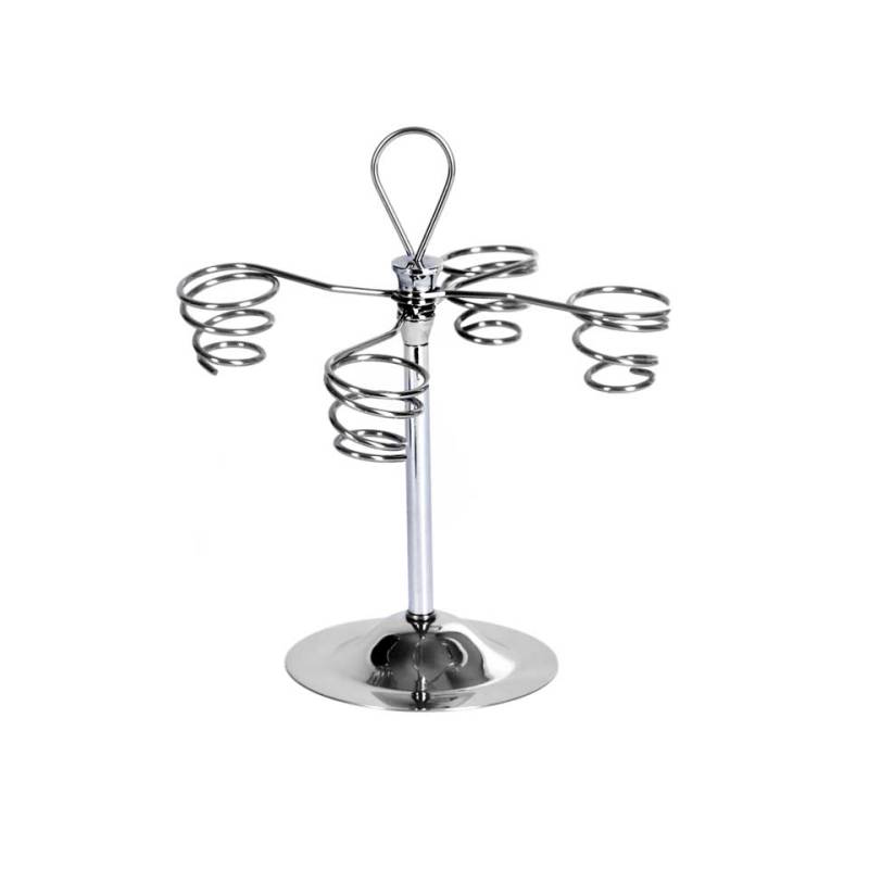 Soporte cónico de acero inoxidable 4 plazas