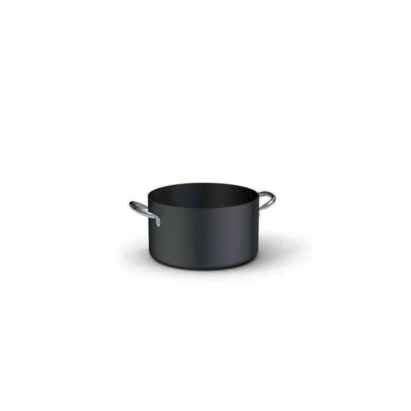 Cocotte moyenne Ballarini, aluminium avec fond à induction, avec 2 poignées, cm 24