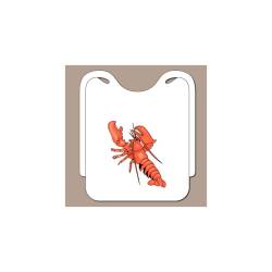 Bavoirs à homard en airspun blanc cm 37x46