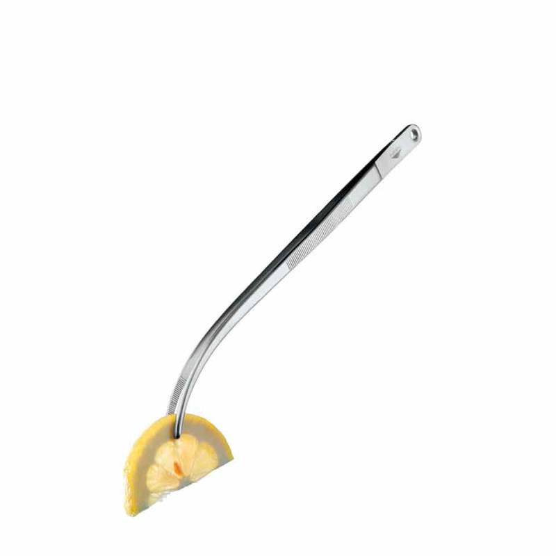 Pinzas de acero inoxidable con puntas curvadas 30 cm