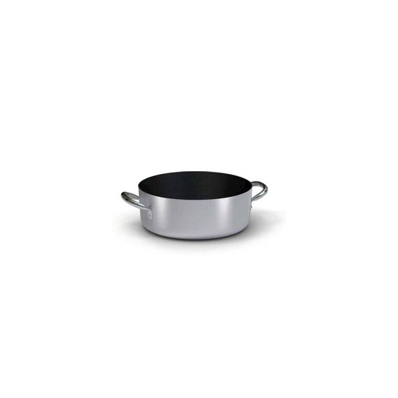 Cocotte basse Ballarini, aluminium antiadhésif avec 2 poignées, cm 45