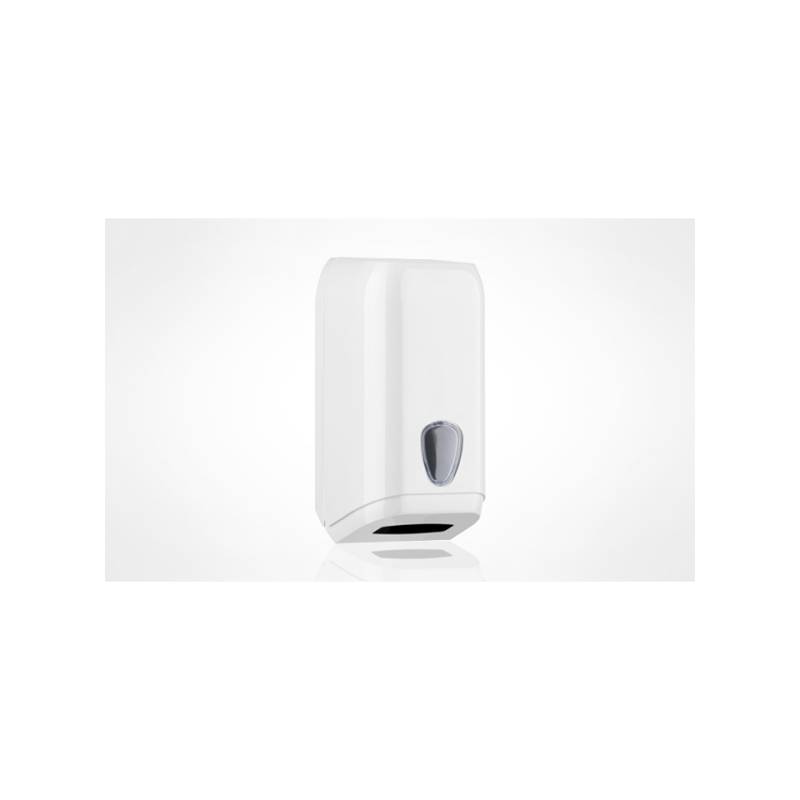 Dispensador de papel higiénico de plástico blanco