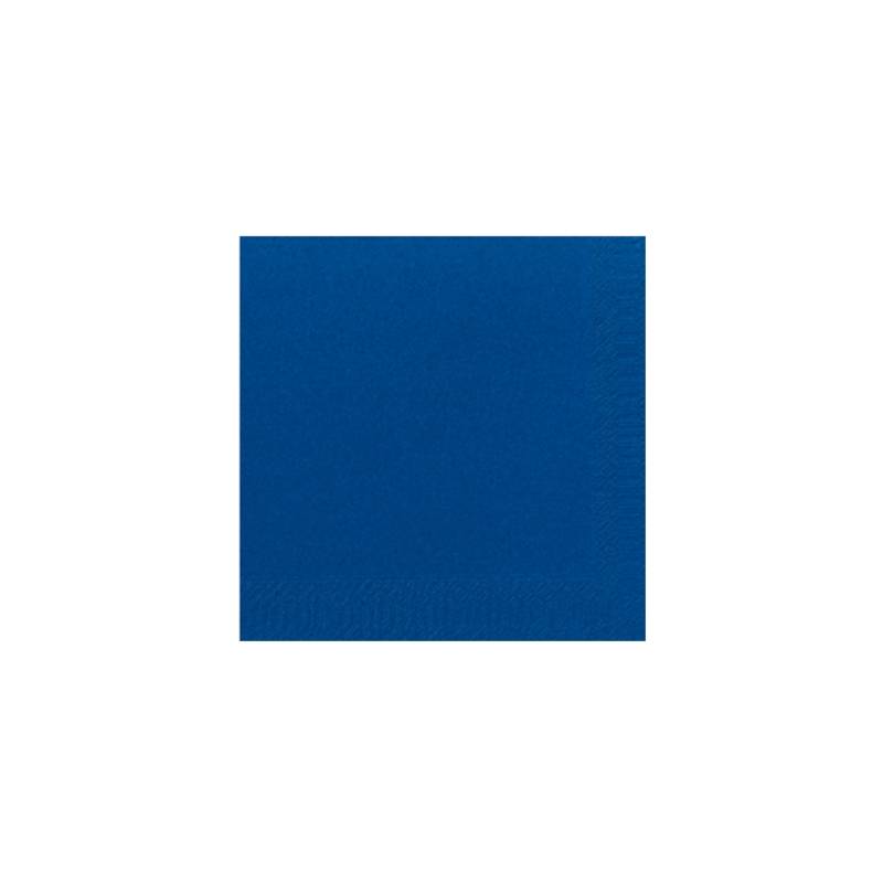 Servilleta de celulosa Duni de dos capas 40 x 40 cm azul oscuro