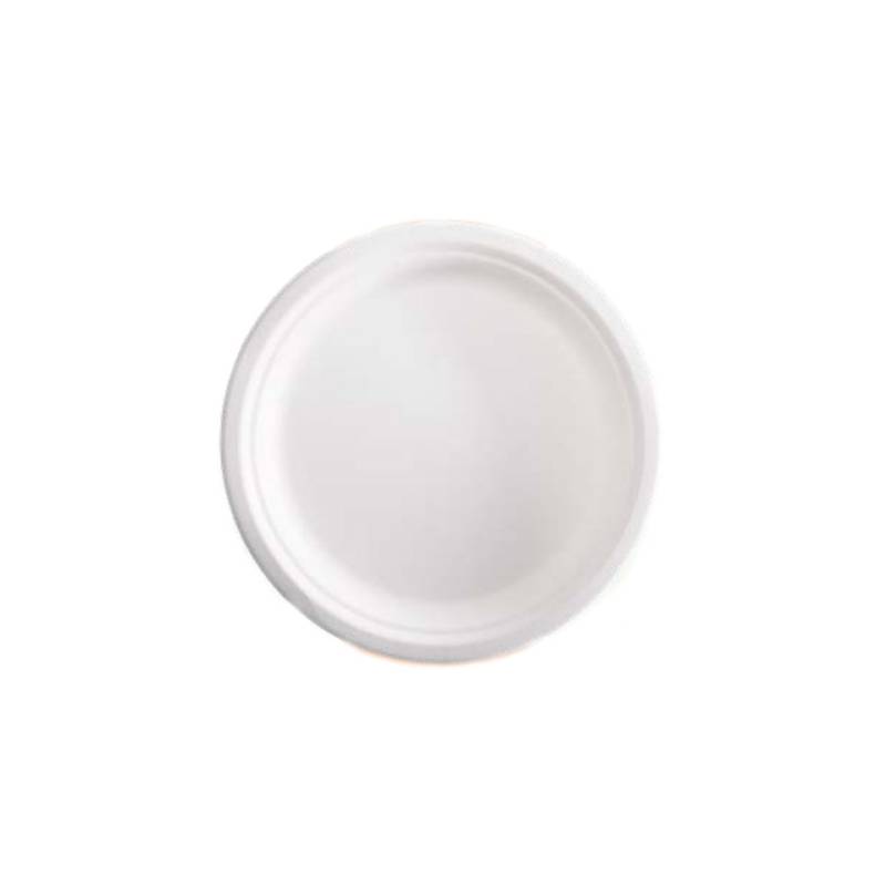 Plato plano de bagazo 26 cm