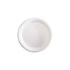 Plaque plate en bagasse 26 cm
