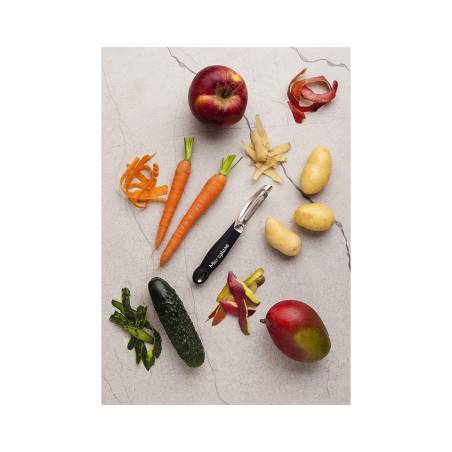 Epluche-légumes professionnel Microplane en acier inoxydable à lame lisse
