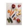 Pelador de verduras profesional Microplane de acero inoxidable y hoja lisa