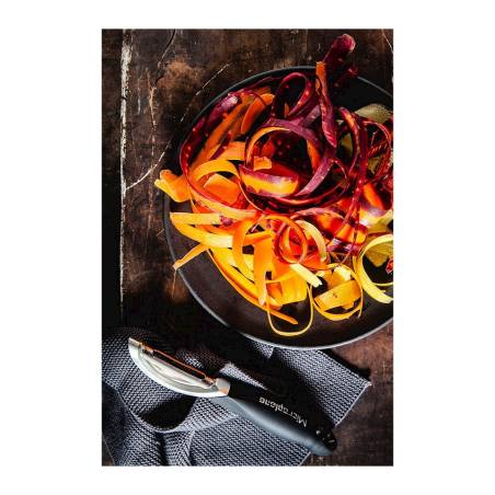 Epluche-légumes professionnel Microplane en acier inoxydable à lame lisse
