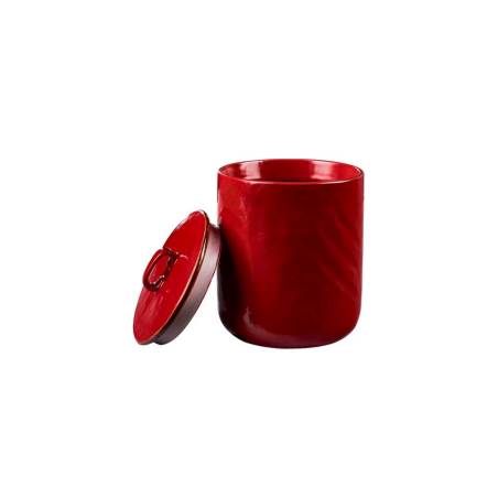 Méditerranéenne Novità Home pot en céramique avec couvercle couleurs assorties