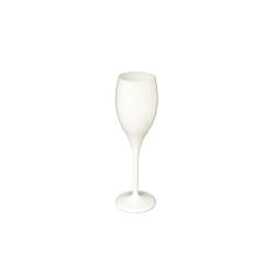 Flauta de policarbonato blanco opal en cl 15