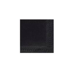 Servilleta de celulosa Duni de dos capas 40 x 40 cm negra