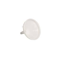 Embudo de polipropileno blanco 12 cm