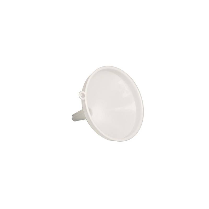Entonnoir blanc en polypropylène 12 cm
