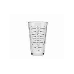 Vaso de vidrio graduado para boston