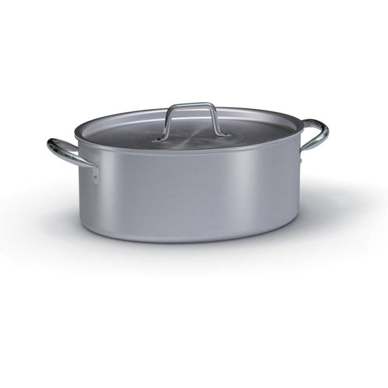 Ballarini cocotte ovale en aluminium avec couvercle cm 36
