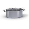Ballarini cocotte ovale en aluminium avec couvercle cm 36