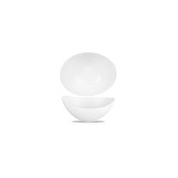 Ensaladera oval de cerámica vitrificada Moonstone Churchill 20.3x15.7 cm