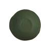 Plato llano mediterráneo Novità Home cerámica color verde 27,5 cm