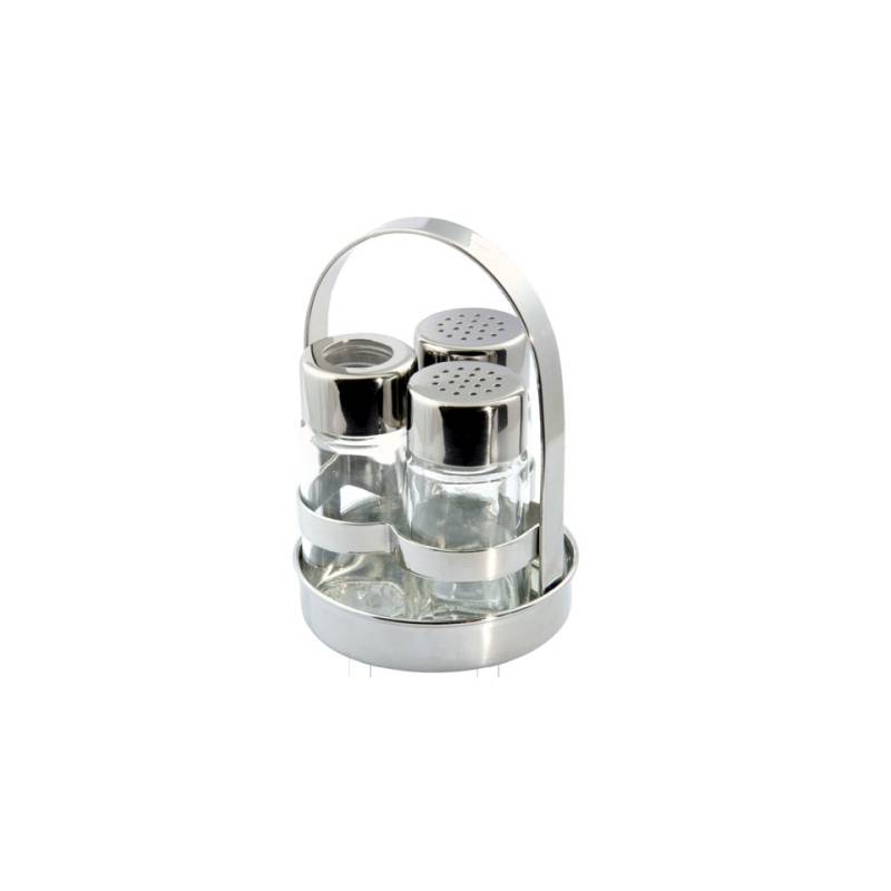 Ilsa acier sel poivre et cure-dents 8cm