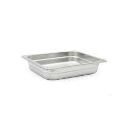 Gastronorm 1/2 bac en acier inoxydable cm 6,5