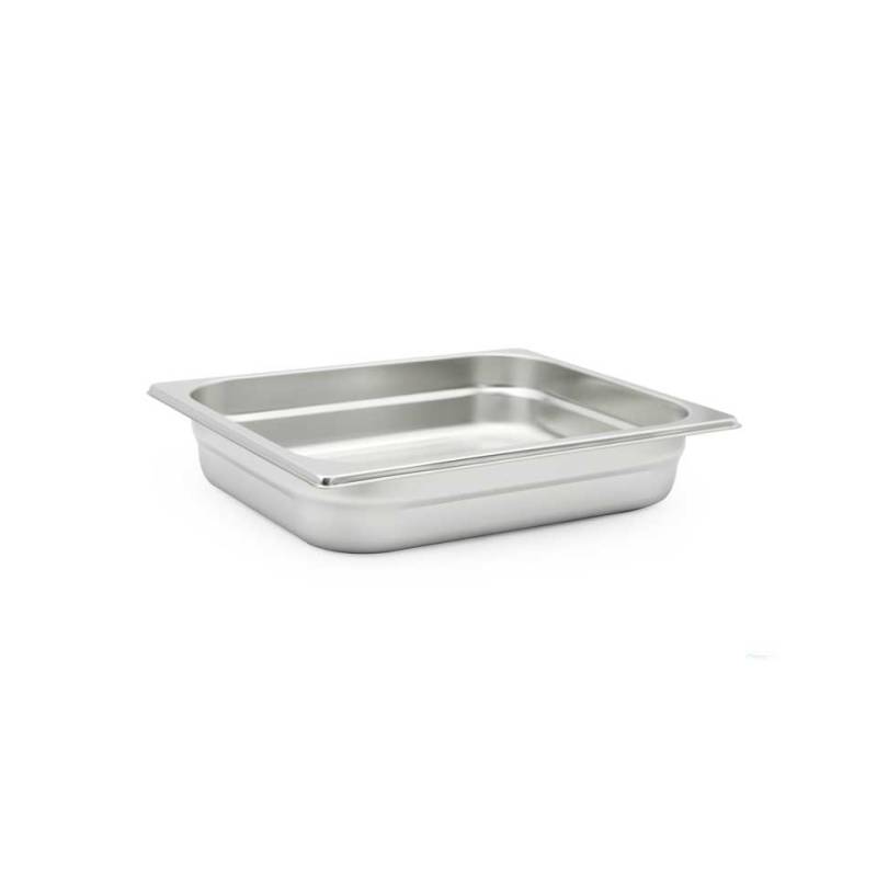 Gastronorm 1/2 bac en acier inoxydable cm 6,5