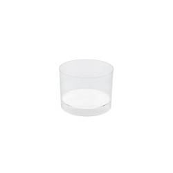 Coupe ronde transparente en ps cl 6