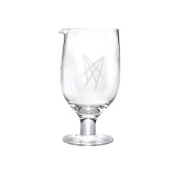 Vaso mezclador decorado con pie de cristal cl 80