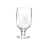 Vaso mezclador decorado con pie de cristal cl 80