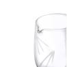 Verre à mélange décoré d'un pied en verre cl 80