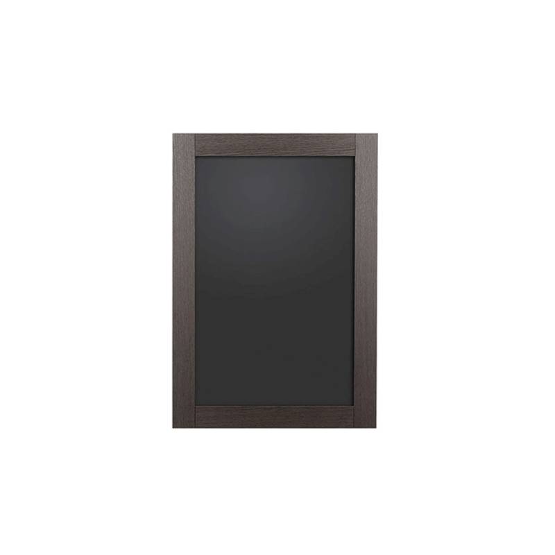 Tableau noir en MDF et cadre en bois de wengé 45x65 cm