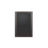 Pizarra MDF y marco de madera wengé 45x65 cm