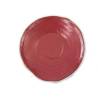 Assiette plate en céramique Méditerranée Novità Home en rouge cerise cm 27,5