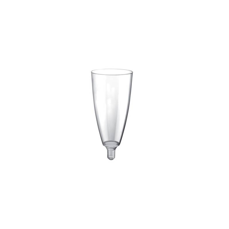 Copa de vino espumoso transparente cl 12
