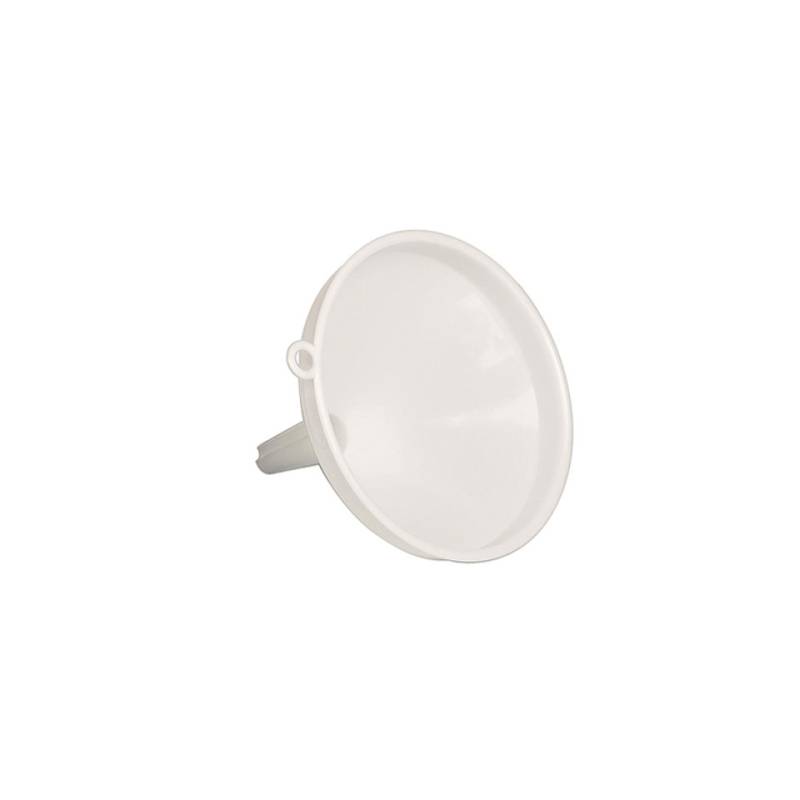 Entonnoir en polypropylène blanc 14 cm