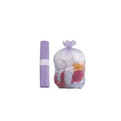 Sac poubelle anti-goutte violet 75x110 cm