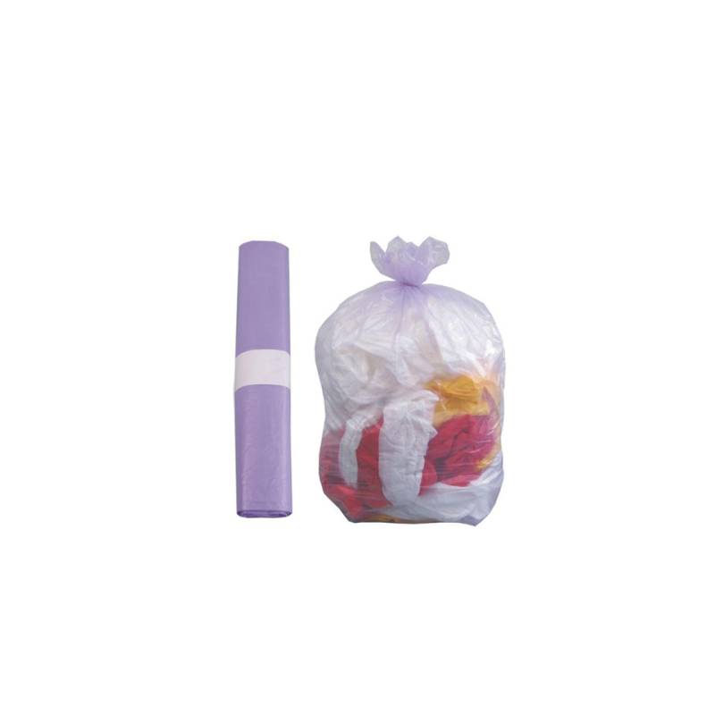 Sac poubelle anti-goutte violet 75x110 cm