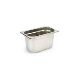 Gastronorm 1/4 bac en acier inoxydable cm 15