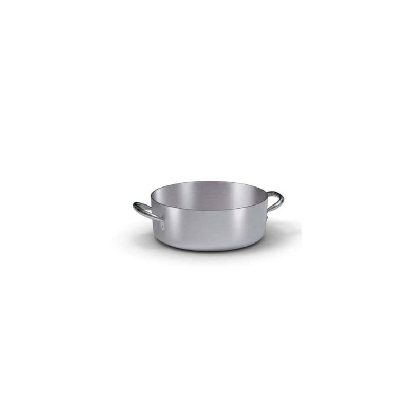 Cocotte basse professionnelle Ballarini, aluminium avec 2 poignées, cm 45