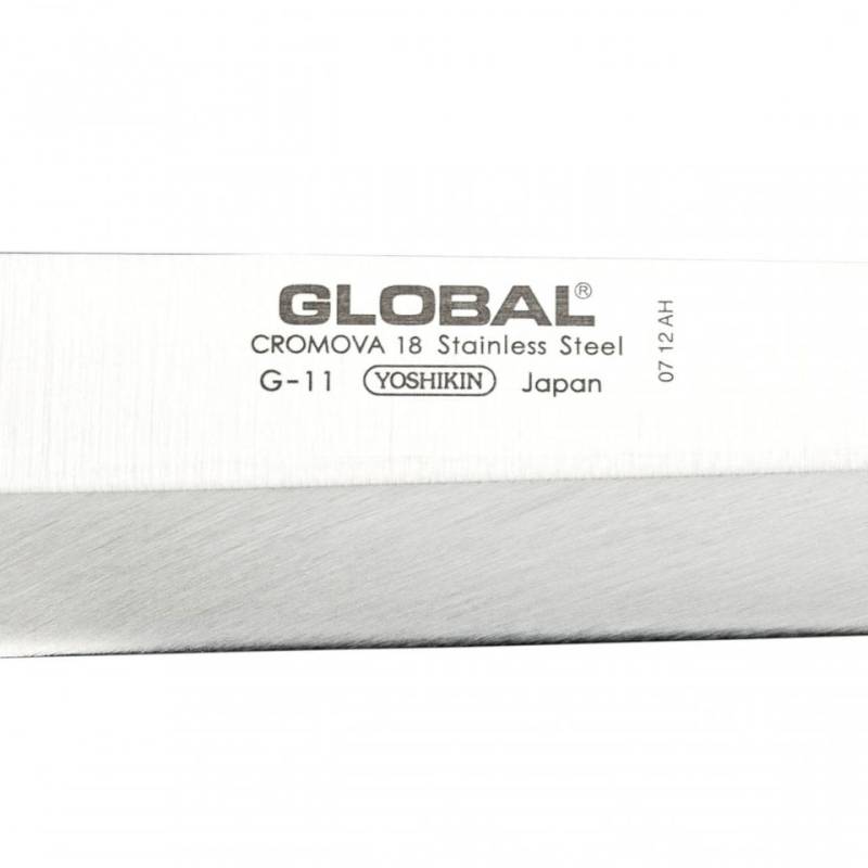 Global stainless steel yanagi sashimi fish knife 9.84 inch