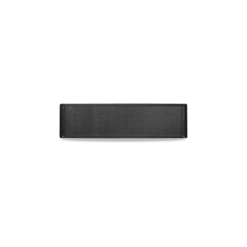 Churchill Buffet Line plateau rectangulaire en mélamine noire cm 56x15,3