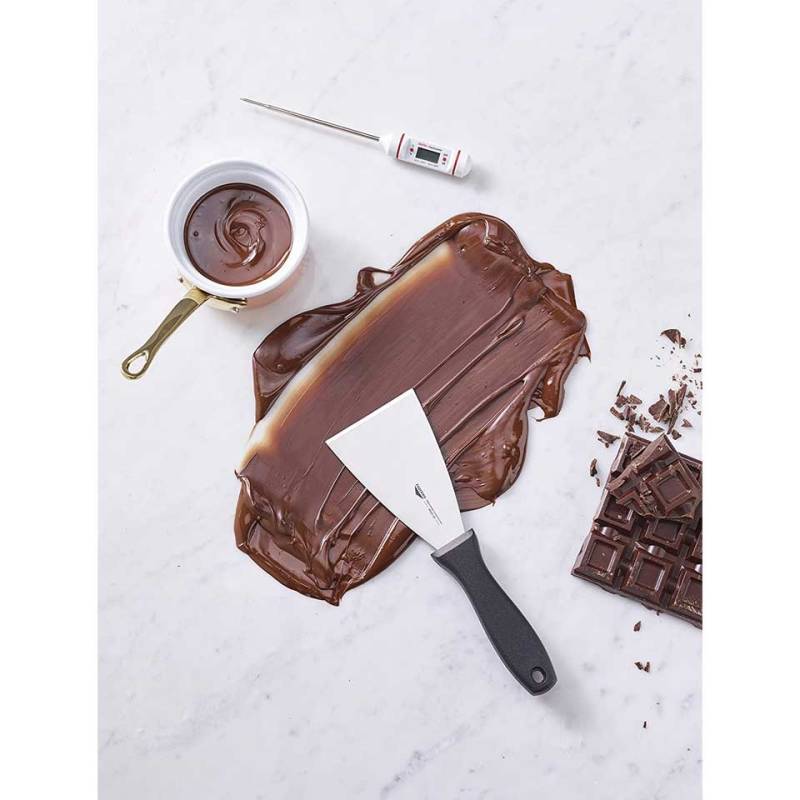 Spatule triangulaire en acier inoxydable 8 cm