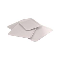 Bandeja rectangular san blanca 42x30 cm